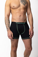 Load image into Gallery viewer, Everyday Vibe Black-Mint Boxer Brief