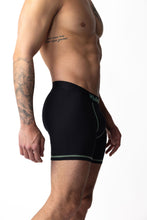 Load image into Gallery viewer, Everyday Vibe Black-Mint Boxer Brief