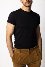 Load image into Gallery viewer, Essential Crew Black T-Shirt
