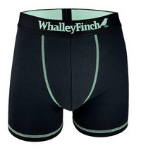 Load image into Gallery viewer, Everyday Vibe Black &amp; Mint Boxer Brief
