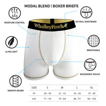 Load image into Gallery viewer, Everyday Vibe White Boxer Brief