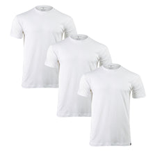 Load image into Gallery viewer, Essential Crew T-Shirt White 3-Pack