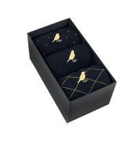 Load image into Gallery viewer, GoldBlack Classic 3 Pair Box