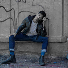 Load image into Gallery viewer, Houndstooth Blue and Navy