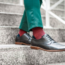 Load image into Gallery viewer, Houndstooth Red and Navy