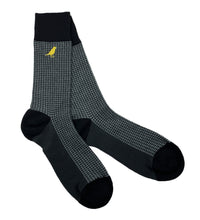 Load image into Gallery viewer, Houndstooth Grey and Black