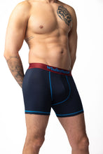 Load image into Gallery viewer, Denman Navy Boxer Brief
