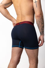 Load image into Gallery viewer, Denman Navy Boxer Brief
