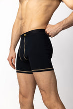 Load image into Gallery viewer, GoldBlack Black &amp; Gold Boxer Brief
