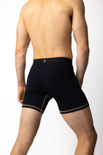 Load image into Gallery viewer, GoldBlack Black &amp; Gold Boxer Brief
