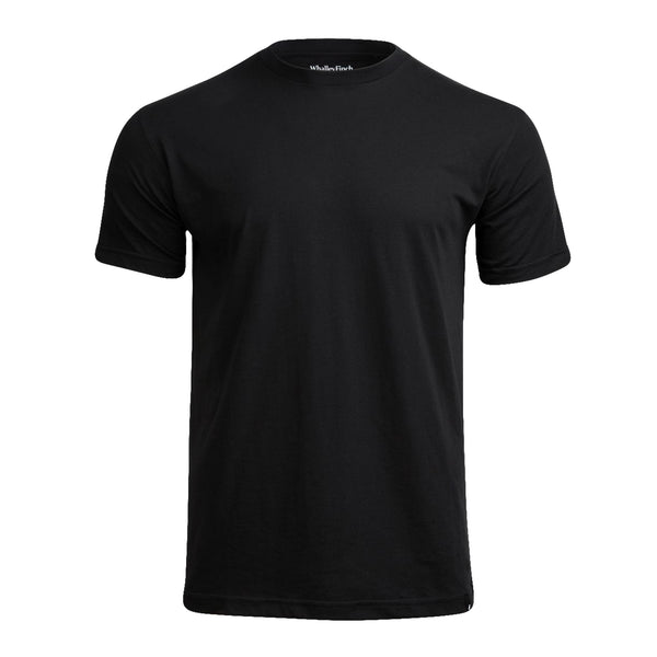 Essential Crew Black T-Shirt – Whalley Finch