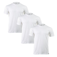 Load image into Gallery viewer, Essential Crew T-Shirt White 3-Pack

